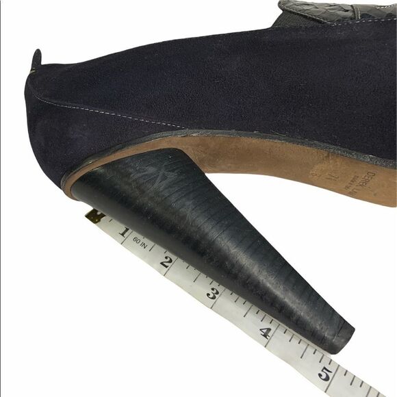 𝅺derek Lam Suede Snakeskin Heels Pumps - Picture 10 of 10